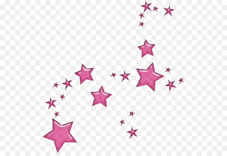 Estrellas Rosas，Círculo PNG