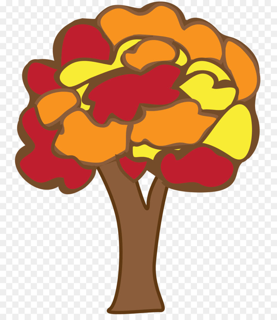 Árbol，Hojas Rojas PNG