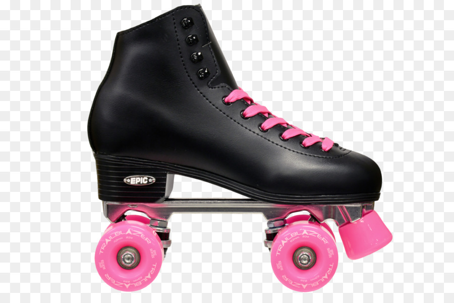 Patines Blancos，Cordones Rosas PNG