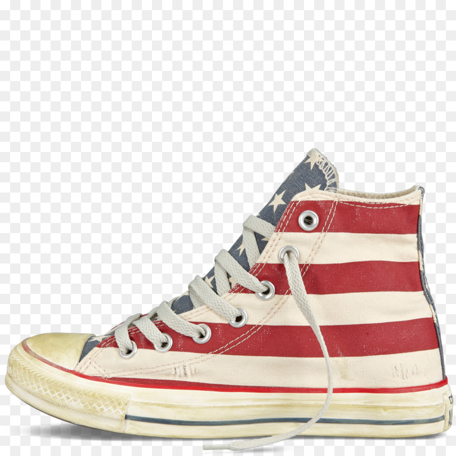 Zapato Con Bandera Americana，Calzado PNG