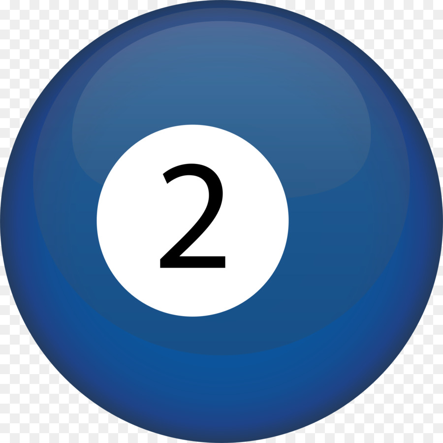 Numero 2，Azul PNG