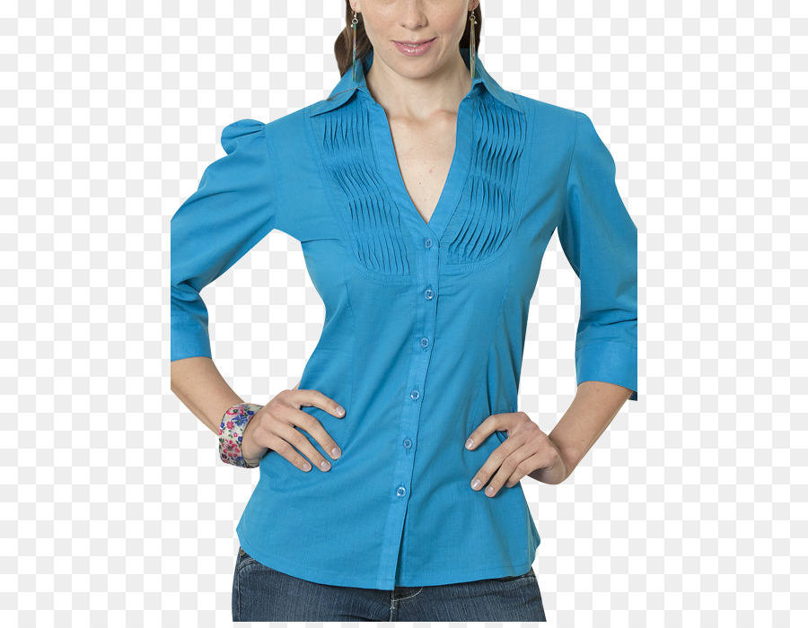 Turquesa，Blusa PNG