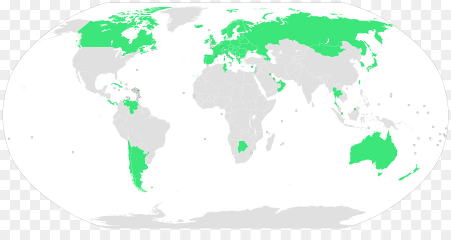 Mapa Mundial，Países PNG