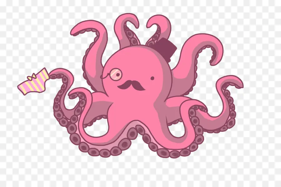 Pulpo Rosa，Monóculo PNG