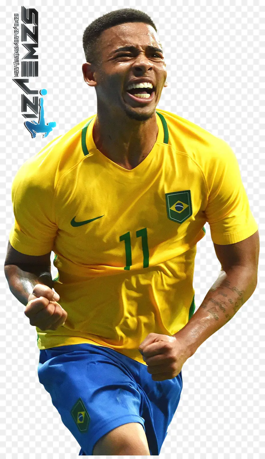 Gabriel Jesús，El Equipo Nacional De Fútbol De Brasil PNG