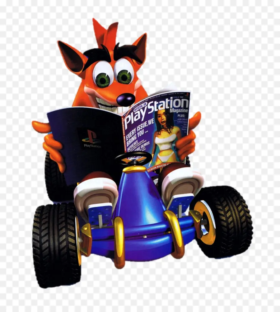 Bandicoot Choque，Kart PNG