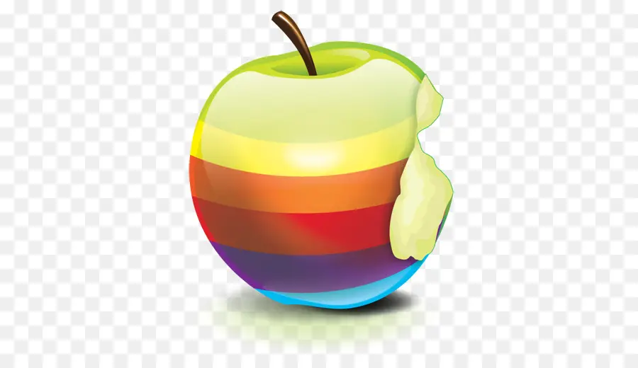 Manzana Arcoiris，Vistoso PNG