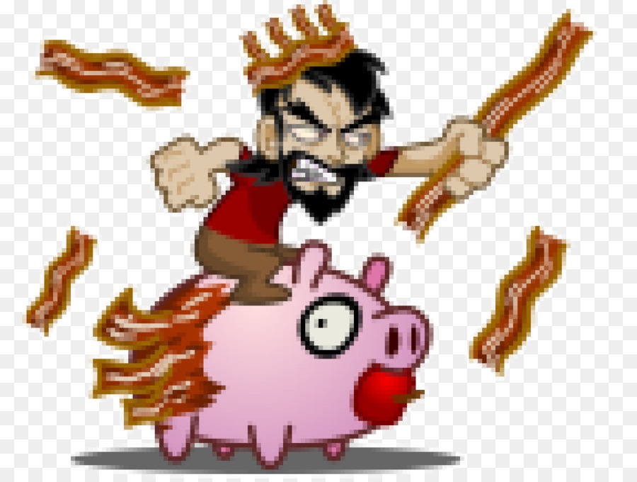 Hombre En Cerdo，Tocino PNG