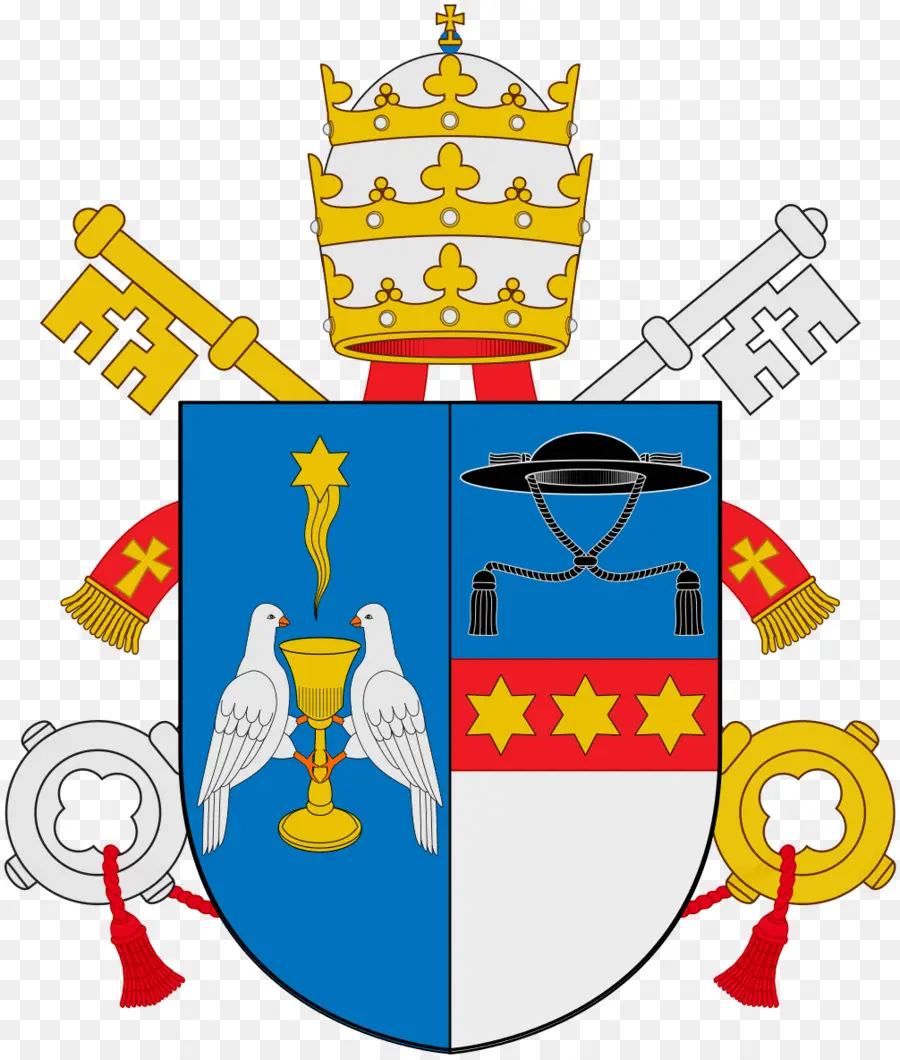 Los Escudos Papales，El Papa PNG