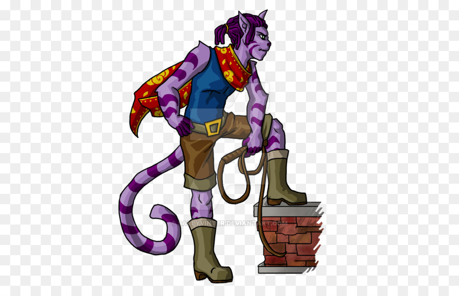 Personaje De Gato Morado，Gato PNG