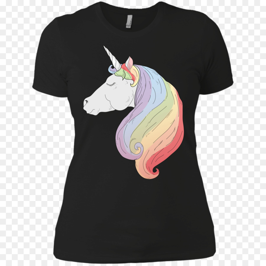 Camiseta Unicornio，Rosa PNG