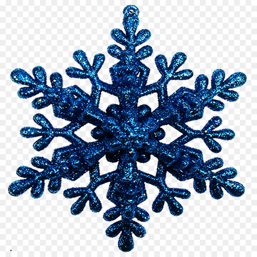 Copo De Nieve，Azul PNG