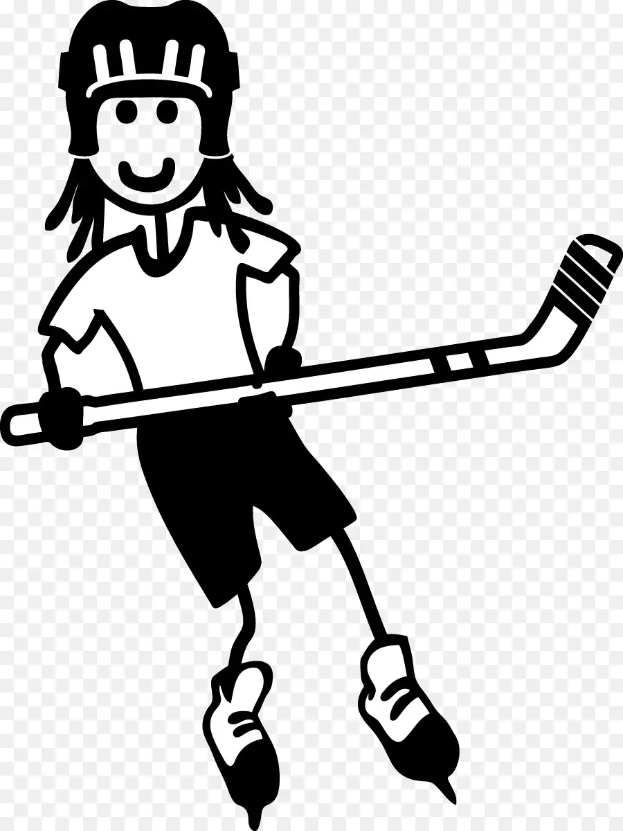 Jugador De Hockey，Palo PNG