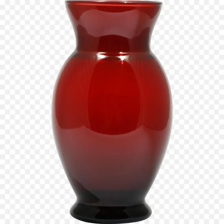 Florero Rojo，Cerámico PNG