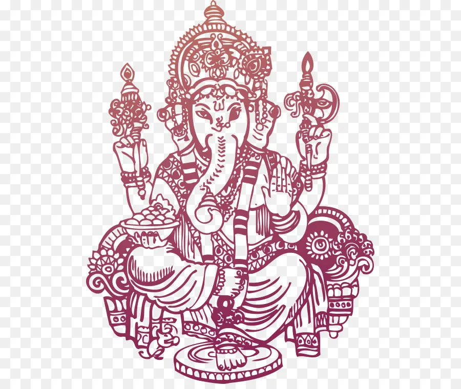 Ganesha，Dibujo PNG