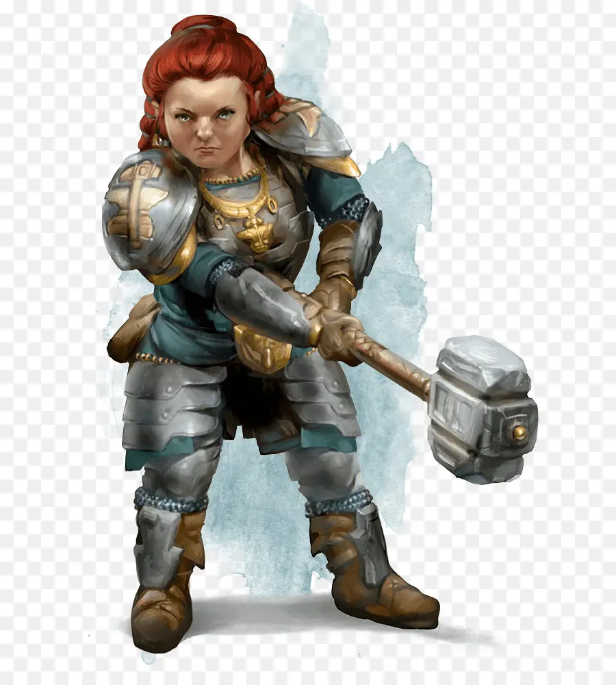 Guerrera Con Martillo，Armadura PNG