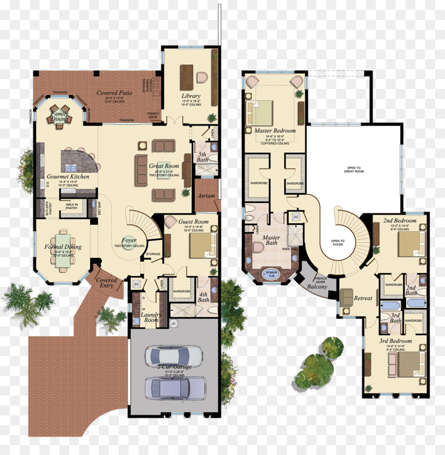 Plan De Piso，Delray Beach PNG