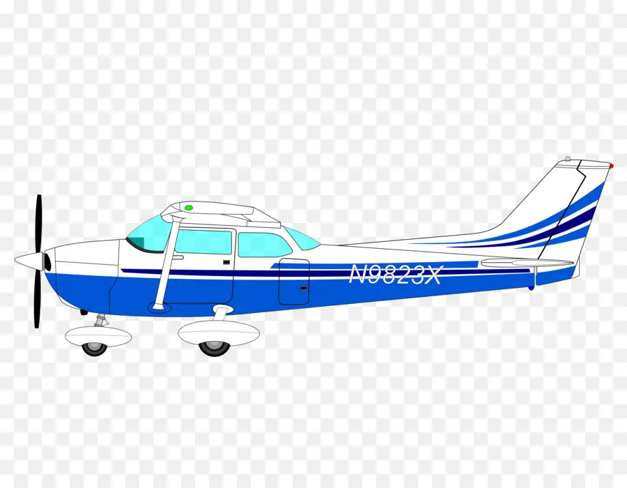 Avión Azul，Hélice PNG