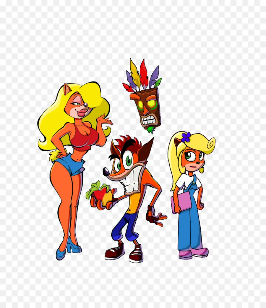 Personajes De Crash Bandicoot，Chocar PNG