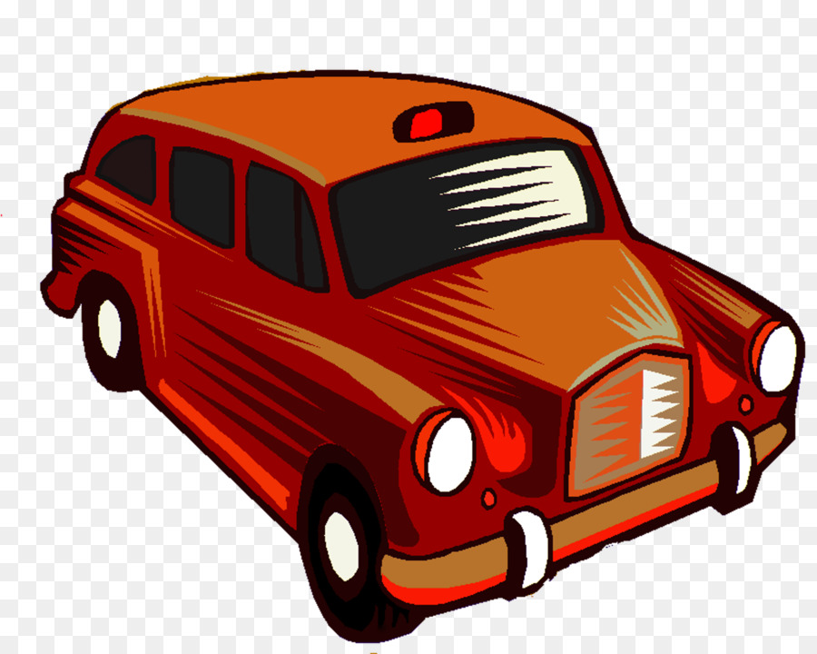 Taxi De Dibujos Animados，Auto PNG