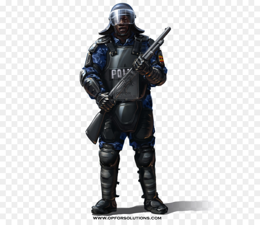 Policía Antidisturbios，Armadura PNG