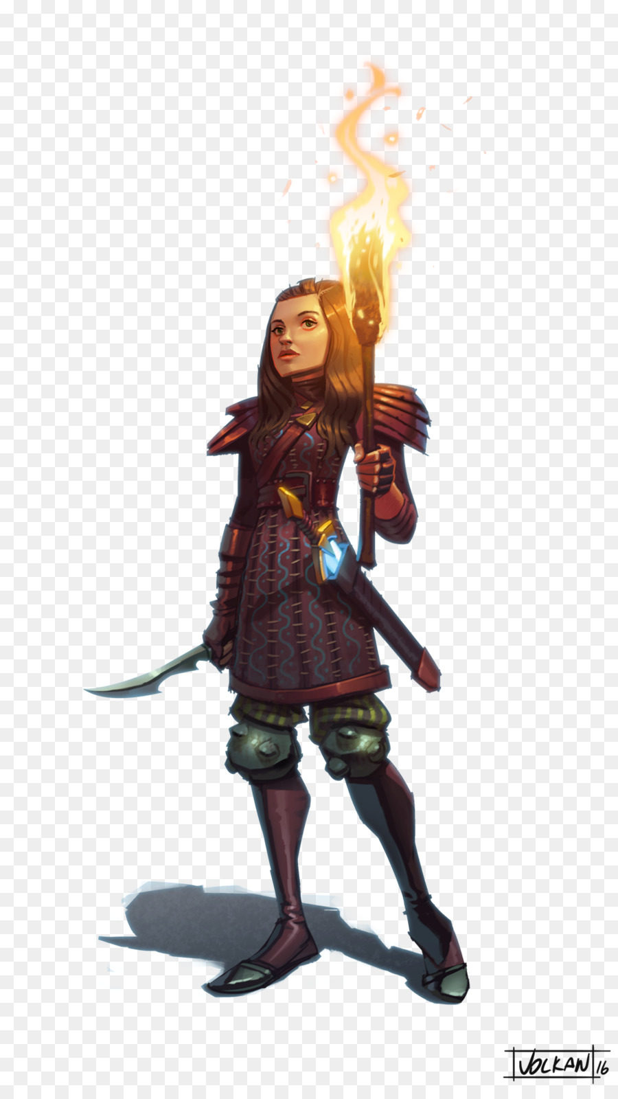 Guerrera，Antorcha PNG