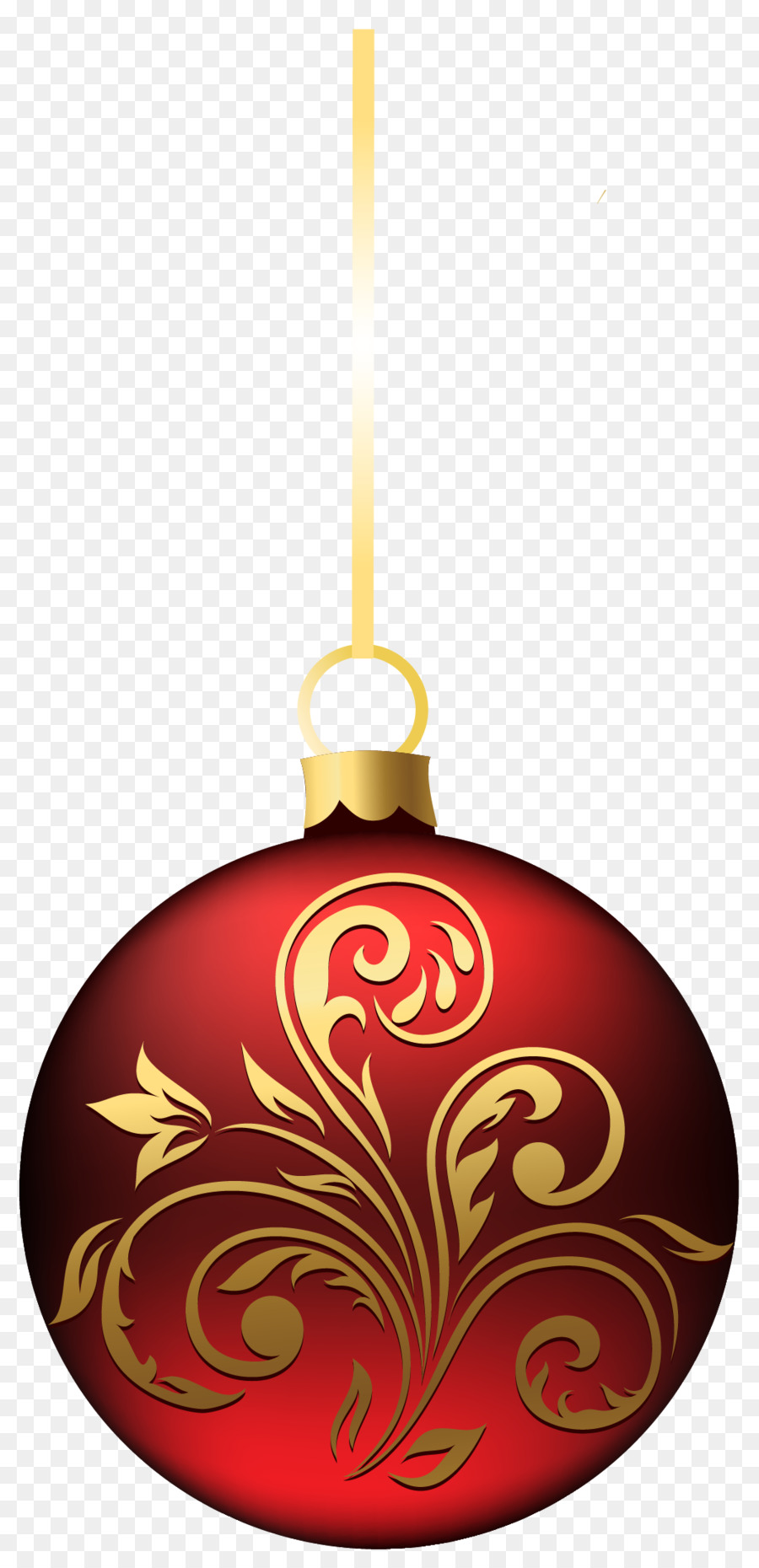 Adorno De Navidad，Rojo PNG