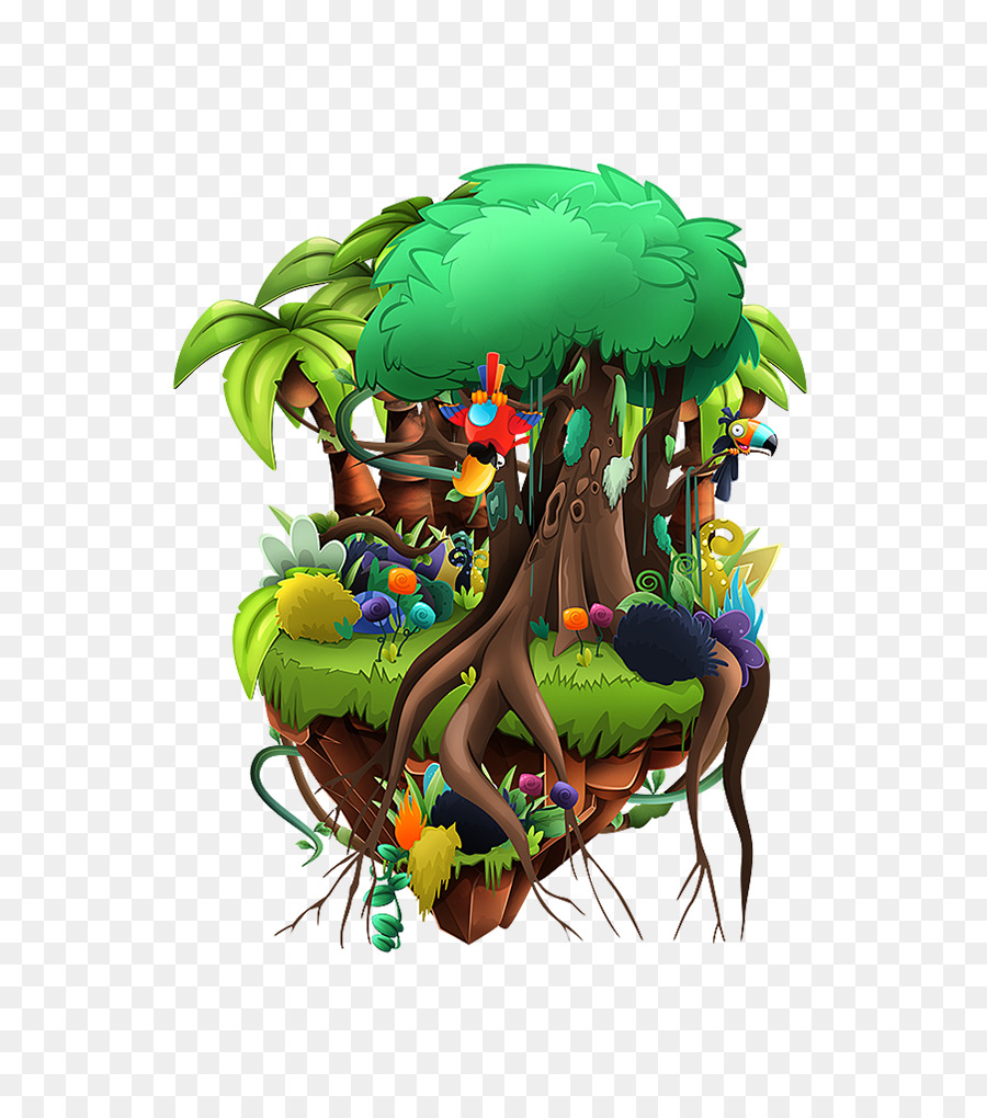 Bosque De Fantasía，Árboles PNG