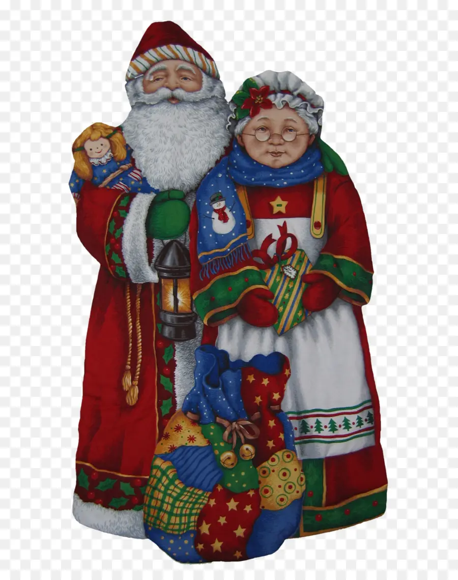 Santa Claus，La Señora Claus PNG