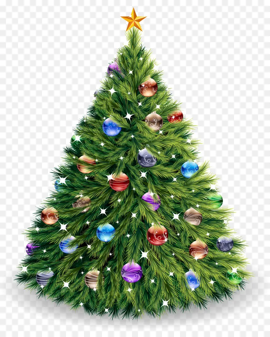 Árbol De Navidad，Adornos PNG