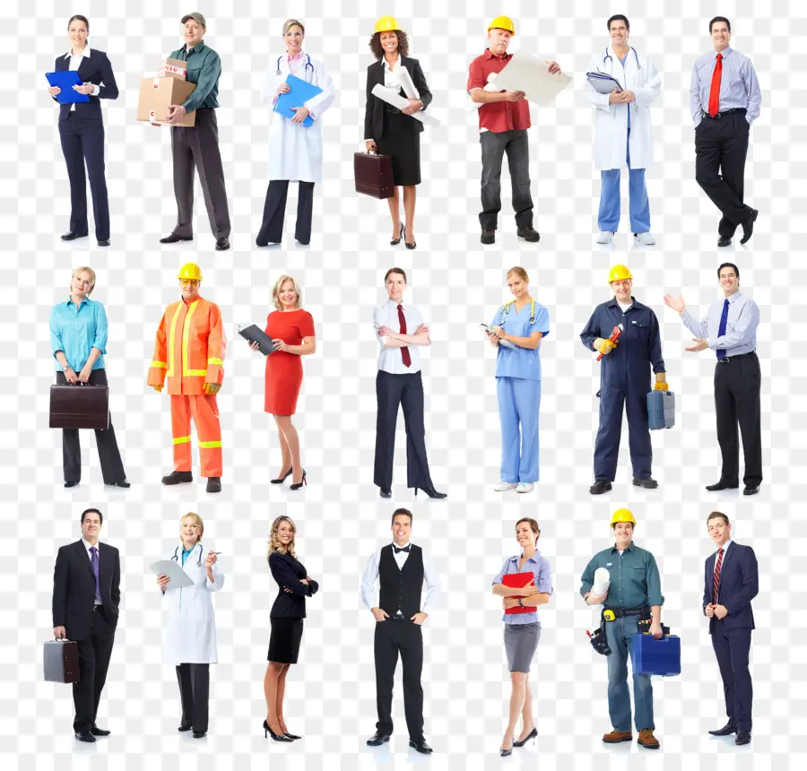 Personas En Diversas Profesiones，Ocupaciones PNG