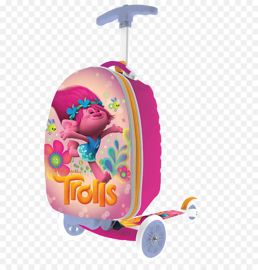 Equipaje Trolls，Scooter PNG