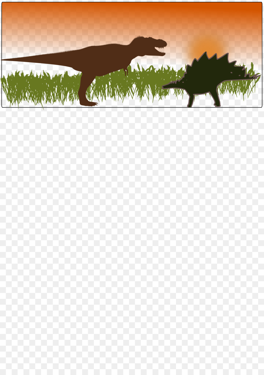 Stegosaurus，Tyrannosaurus PNG