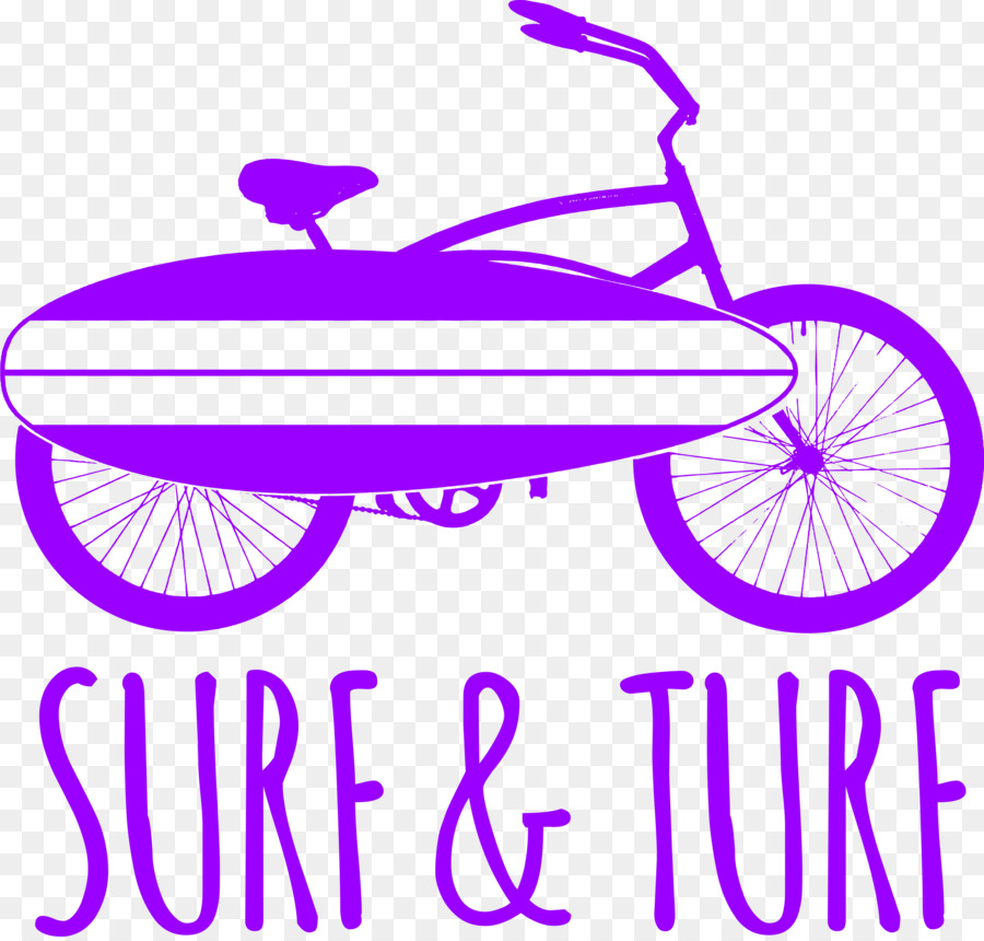 Bicicleta Con Tabla De Surf，Transporte PNG