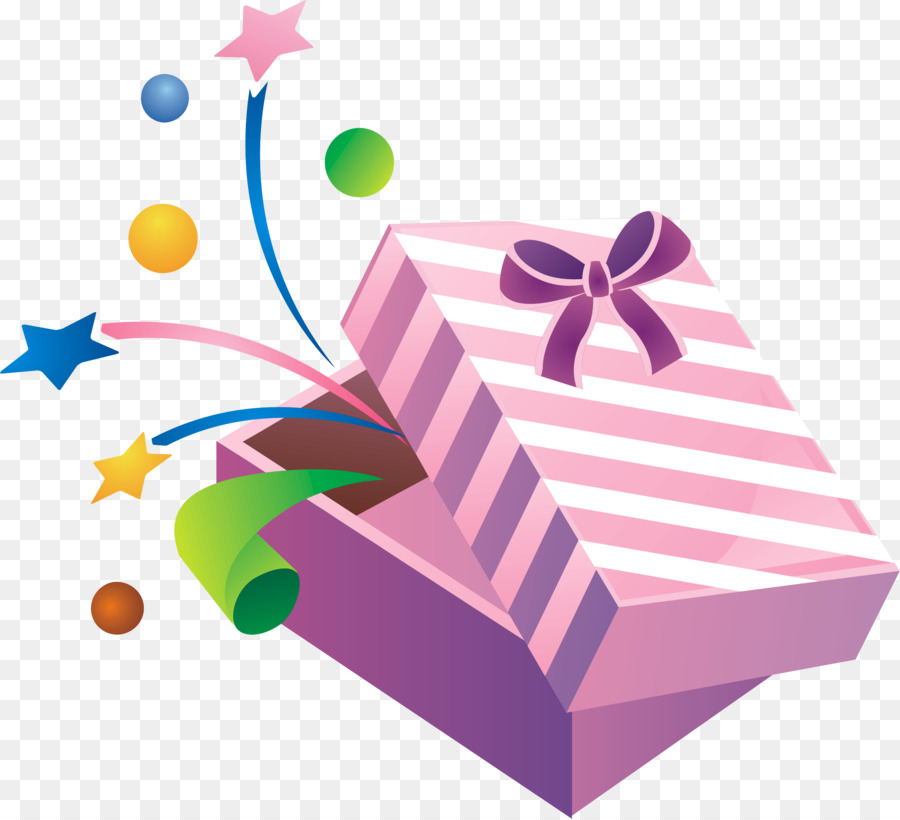 Caja De Regalo Abierta，Cinta PNG