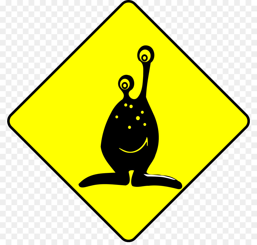 Signo Alienígena，Amarillo PNG