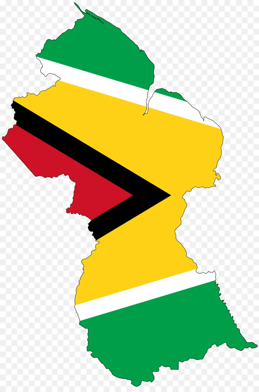 Guyana，Bandera De Guyana PNG