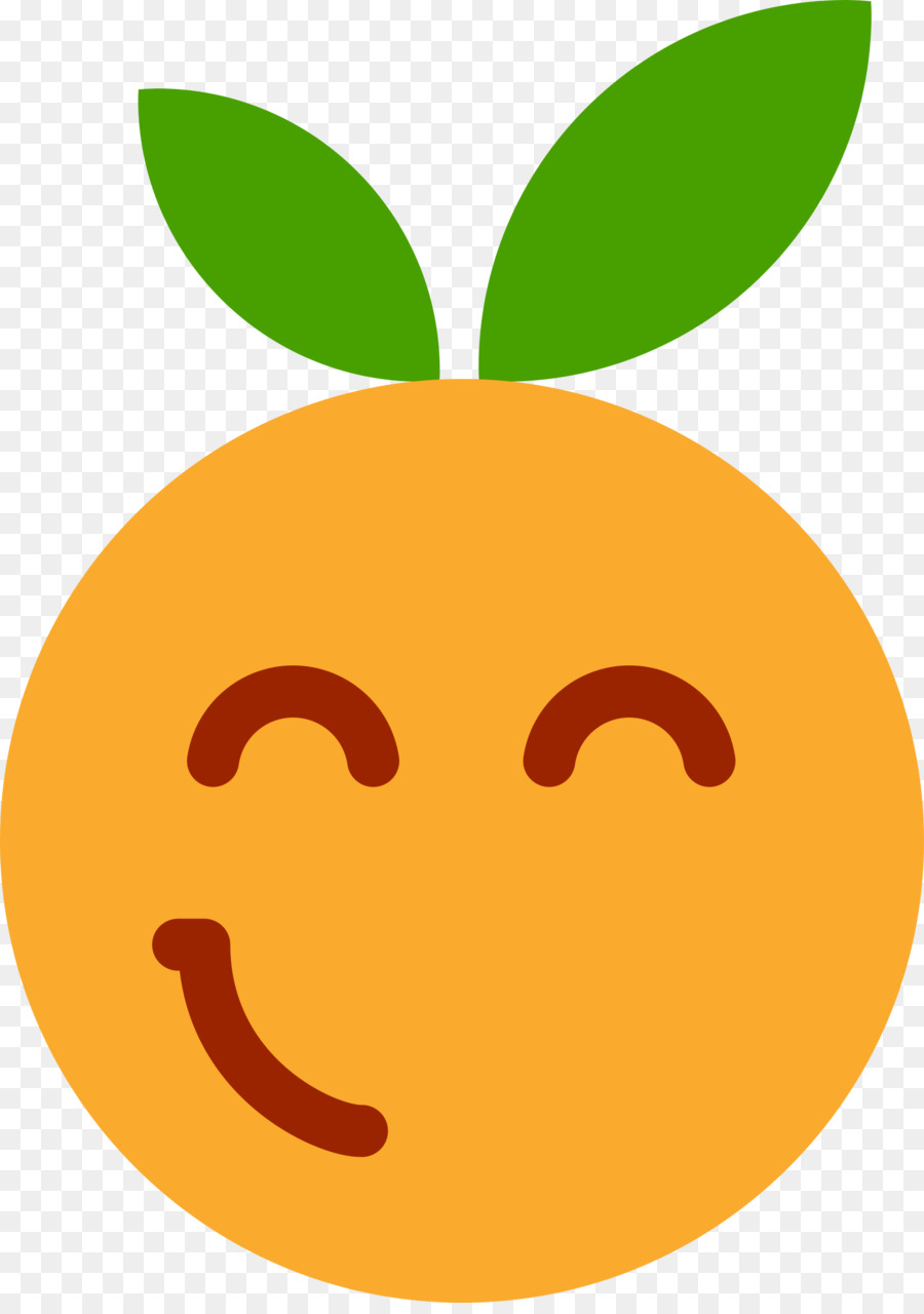 Emoji Naranja，Fruta PNG