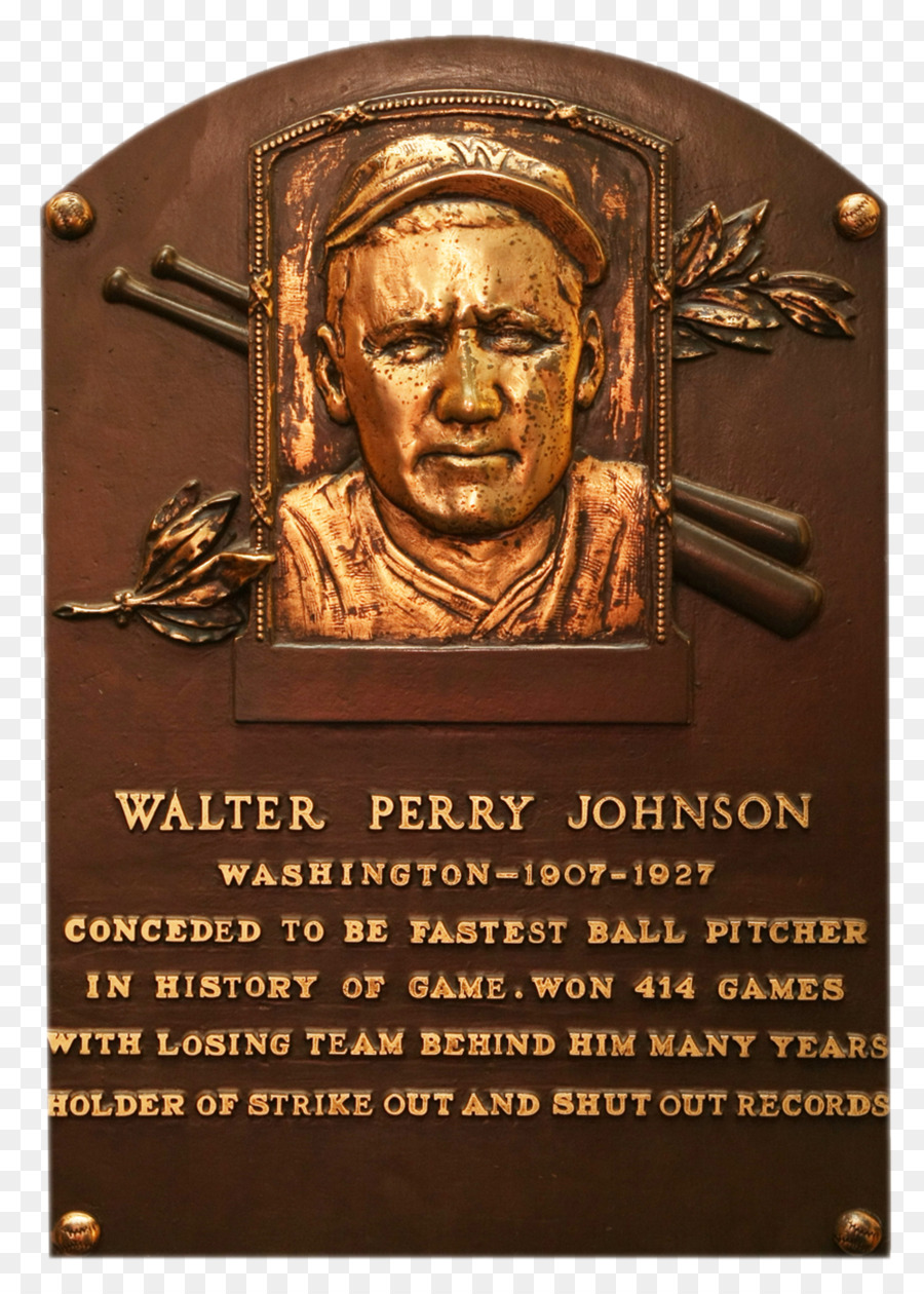 Walter Johnson，National Baseball Hall Of Fame And Museum PNG