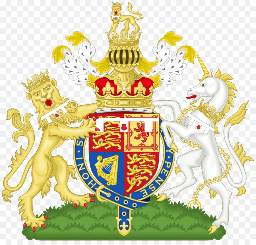 El Real Escudo De Armas Del Reino Unido，Familia Real Británica PNG