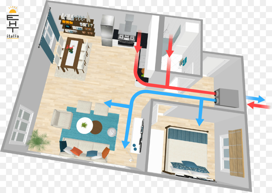Ventilazione Controlada，La Arquitectura PNG