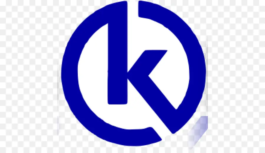 Logotipo Azul K，Marca PNG