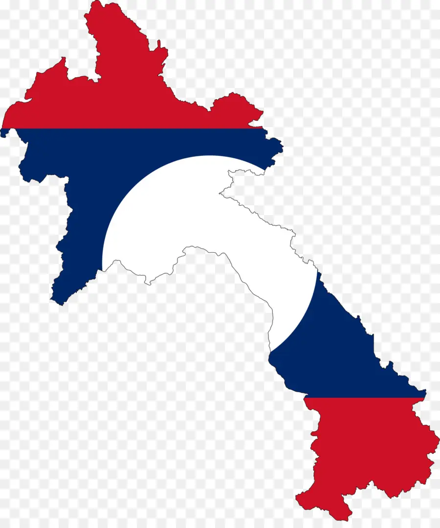 Mapa De Laos，País PNG