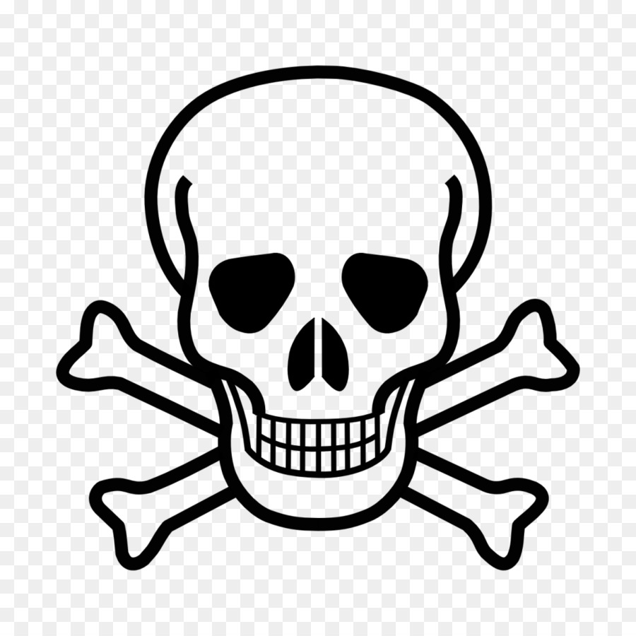 Cráneo Y Bandera Pirata，Cráneo PNG