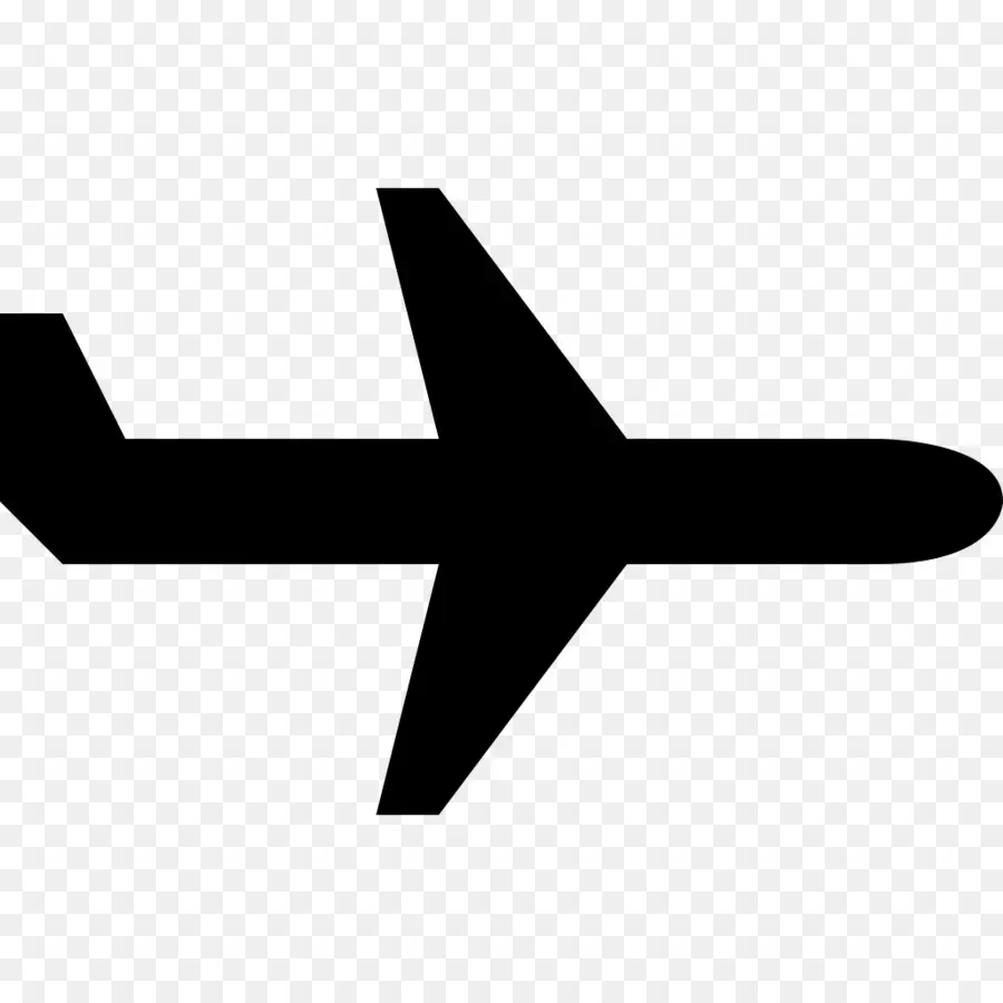 Avión，Plano Negro Gratis PNG