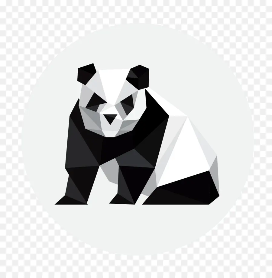 El Panda Gigante，Origami PNG