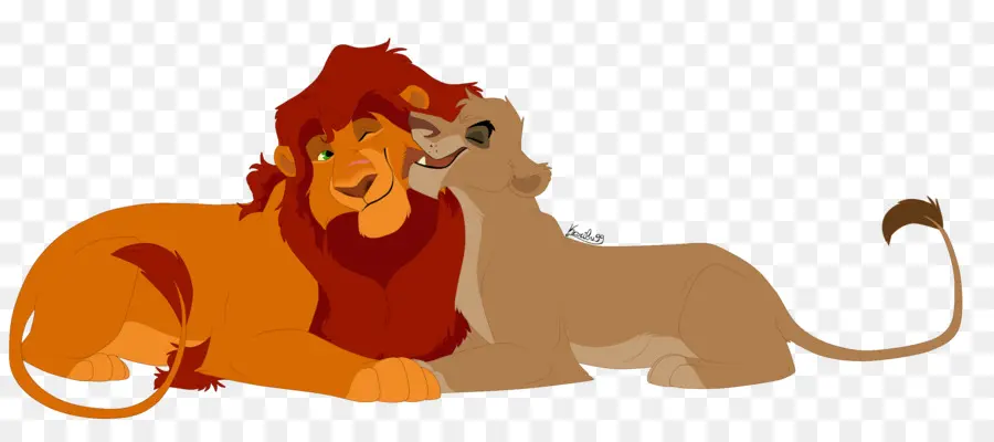 Pareja De Leones，León PNG