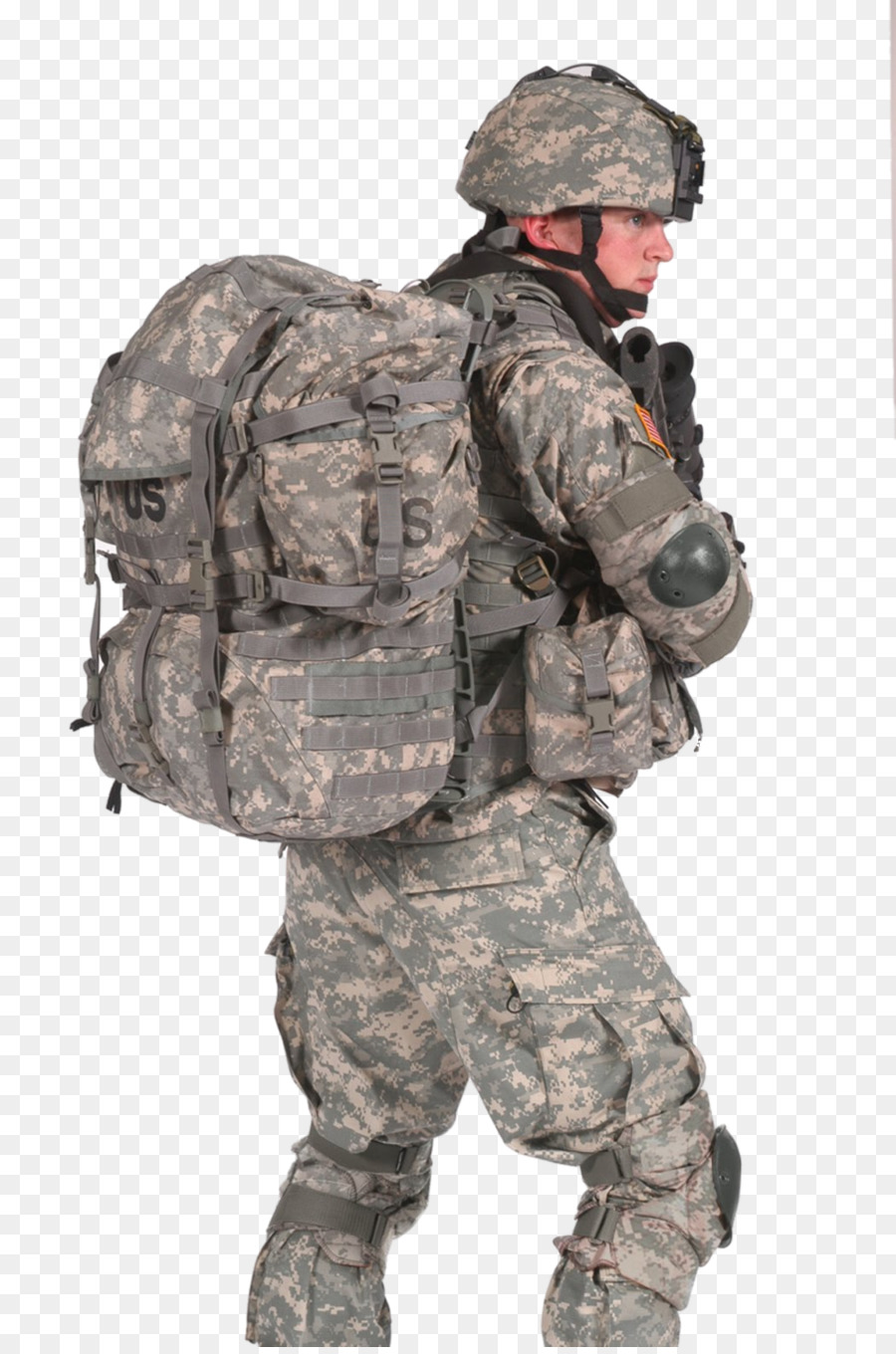 Estados Unidos Soldado Del Ejército De Los Sistemas De Centro De，Molle PNG