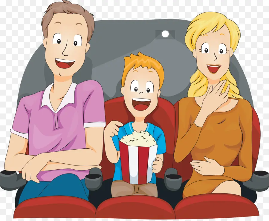 Familia En El Cine，Película PNG