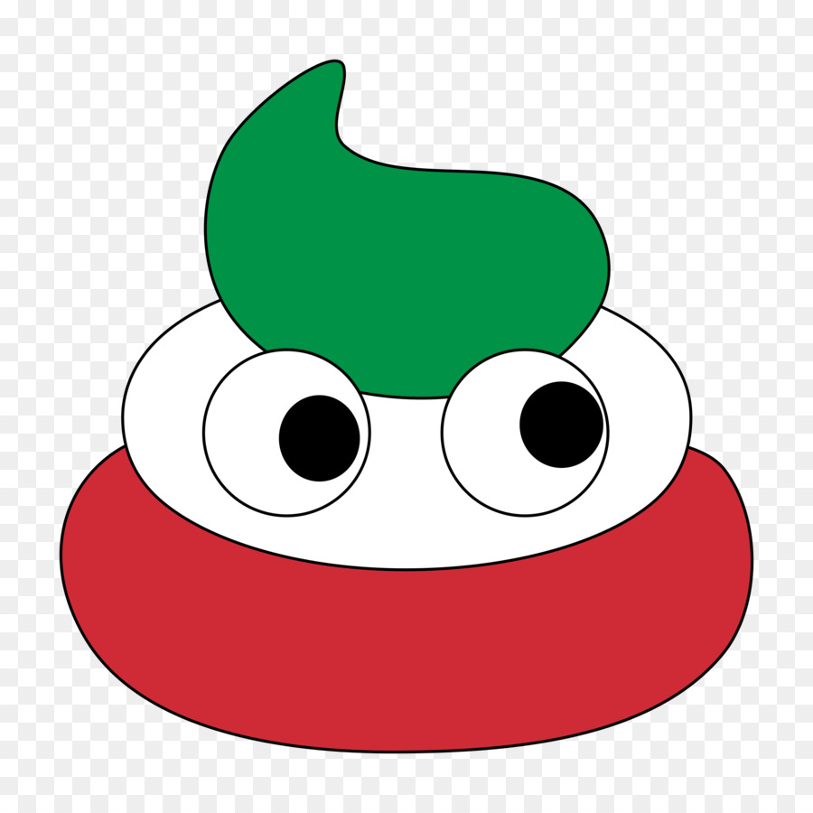 Caca De Dibujos Animados，Pelo Verde PNG